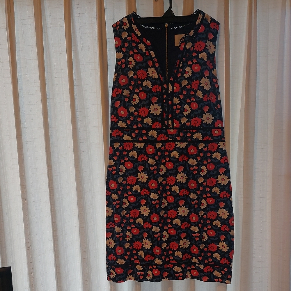 Kate Spade Black and Red Floral Midi Dress - Picture 9 of 10